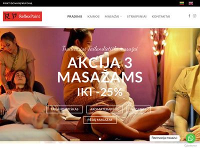 Tailandietiškas Masažas Vilniuje – ReflexPoint  reflexpoint.lt