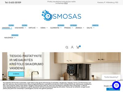 Vandens filtravimo sistemos, atvirkštinis osmosas, struktūrizatoriai