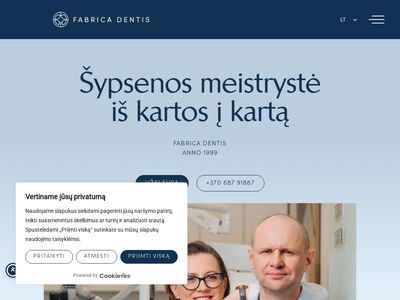 Odontologijos klinika. Kainos ir kompensavimas | Fabrica Dentis