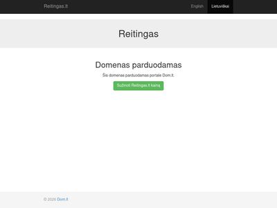 Reitingas.lt – Nemokami lankomumo skaitliukai  www.reitingas.lt