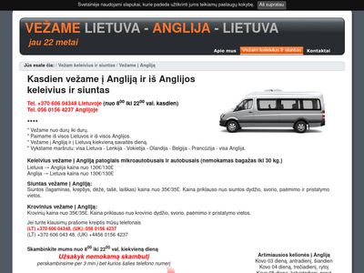 Vežu į Angliją | Keleivius ir siuntas vežu į Angliją kasdien