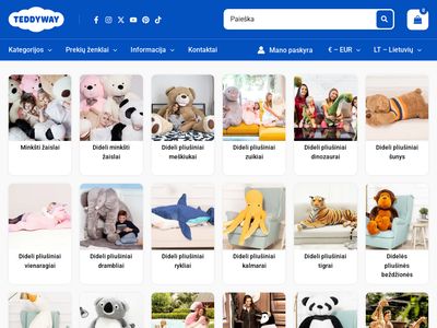 Dideli Meškinai – Meškiuko Tedžio Kelionė Namo – TeddyWay.LT