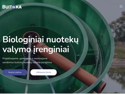 Biologiniai nuotekų valymo įrenginiai  buiteka.lt