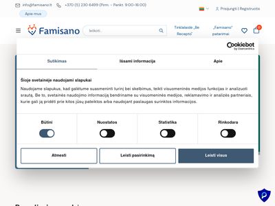 Vaistai internetu | Gudručio vaistinė  www.gudruciovaistine.lt