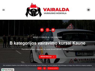 Vairavimo mokykla Kaune R. Vasiliausko IĮ ,,Vairalda&quot