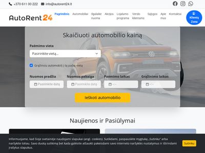 Automobiliu nuoma Vilniuje ir Kaune | Autorent24  autorent24.lt