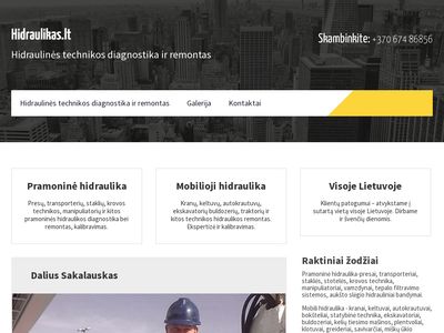 Hidraulinės technikos diagnostika ir remontas – Hidraulikas.lt