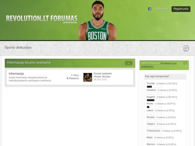 Revosport.lt – sporto diskusijos  forumas.revolution.lt
