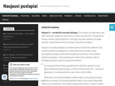 Naujausi puslapiai  www.naujausi.lt