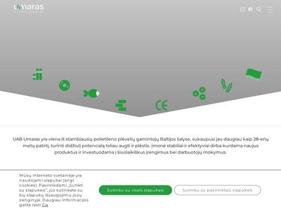 Umaras – polietileno plėvelių gamyba maisto, statybų, žemės ūkio