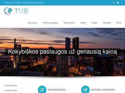 Tarptautinių vertimų biuras – profesionalios vertimo paslaugos