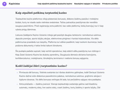 Paminklai ir kapų tvarkymas  www.kapinistas.lt