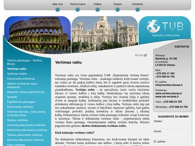 Vertimai raštu | Vertimu-biuras.lt  www.vertimu-biuras.lt
