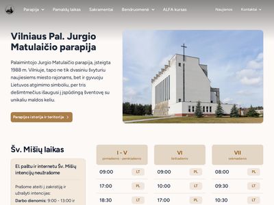 Vilniaus Palaimintojo Jurgio Matulaičio parapija  – Just another
