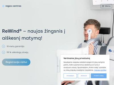 Regos centras – Regos korekcija naujausiu ir tiksliausiu lazeriu