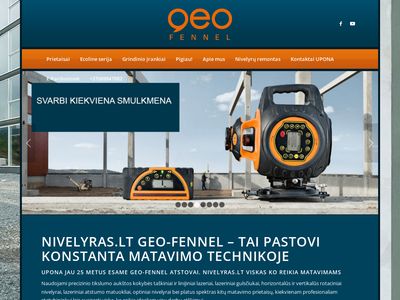 Nivelyras.lt – Upona – Pradinis puslapis  www.nivelyras.lt