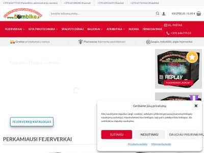Fejerverkai, helio balionai, profesionalūs fejerverkai, spalvoti dū