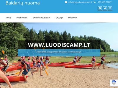 Baidarių nuoma  zygiaibaidaremis.lt