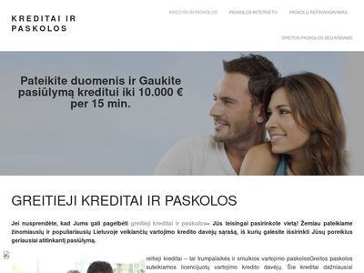 Greitieji kreditai internetu | Paskolosbeuzstato.lt