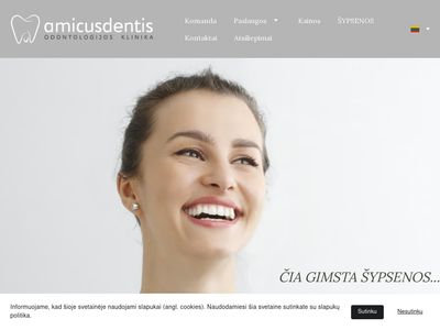 Odontologijos klinika Vilniuje | Amicus Dentis  www.amicusdentis.lt