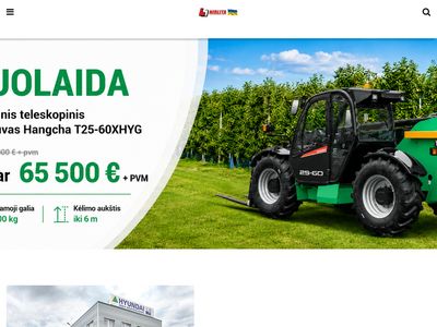 Krautuvai ir statybinė technika: pardavimas, nuoma, servisas |
