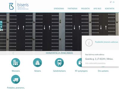 Susisiekimo ir civilinės infrastruktūros sprendimai | Biseris