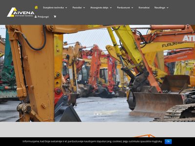 Statybinė technika: nauja, naudota, pardavimas bei nuoma Vilniuje