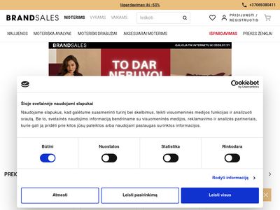 BRANDSALES – žinomi prekių ženklai mažiausiomis kainomis, pirk‎