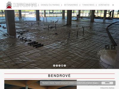 BETONYS – Betonavimo darbai, grindų betonavimas, betonuotojai