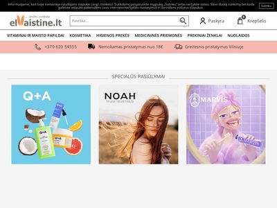 Jūsų vaistinė internete – Elvaistine.lt – vaistai internetu –