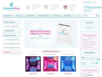 Prezervatyvai internetu geriausiomis kainomis! – CondomShop