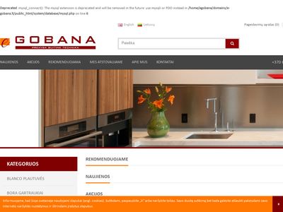 e-Gobana – prekyba buitine technika  e-gobana.lt