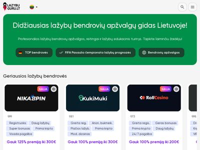 LazybuGuru.lt – sporto statymai ir prognozės –  lazybuguru.lt