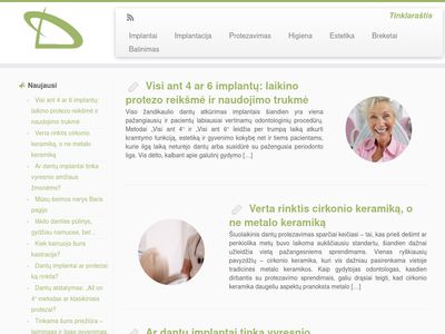 Dantų gydymas – Tinklaraštis  www.krantai.lt