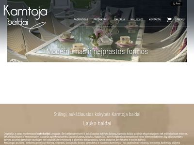Stilingi sodo lauko baldai  www.kamtojabaldai.lt