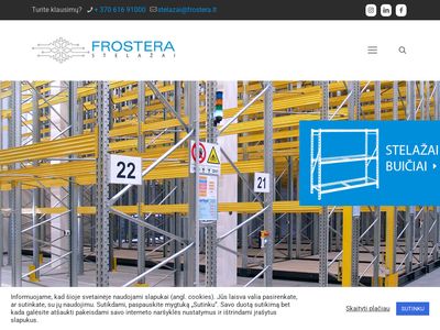 Home Page, shortcut key=1  www.frosterastelazai.lt