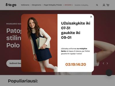 Formali apranga | Uniformos | Mokyklinės uniformos | 8 to go