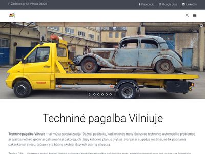 Techninė pagalba kelyje Vilniuje | PIGIAI | Visą par