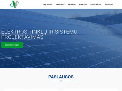 ELEKTROS TINKLŲ IR SISTEMŲ PROJEKTAVIMAS  www.2projektai.lt