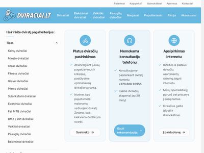 Dviračiai internetu | MTB Dviratis | Dviračiai.lt