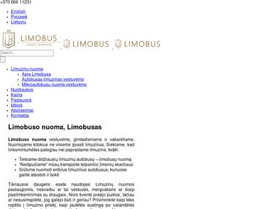 Limuzinų ir limobusų nuoma vestuvėms gimtadieniams ir vakarėliams