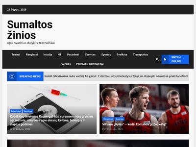 Juozo Miltinio dramos teatras – Pradžia  www.miltinio-teatras.lt