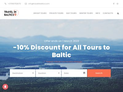 Tours to the Baltic States | All Travel Services in Baltic Countries