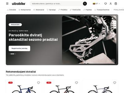 Dviračių parduotuvė – UltraBike.LT  www.ultrabike.lt