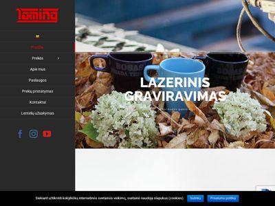 Graviravimas ir pjaustymas lazeriu | Taming  www.taming.lt