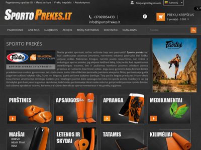 Sporto prekės – sportoprekes.lt  www.sportoprekes.lt