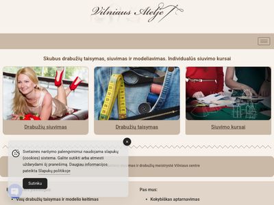 Drabužių siuvimas | drabužių taisymas | rūbų valymas | Drabuži