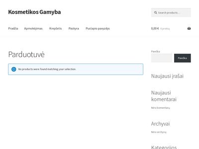 KosmetikosGamyba.lt – Natūrali kosmetika ir kosmetikos gamyba