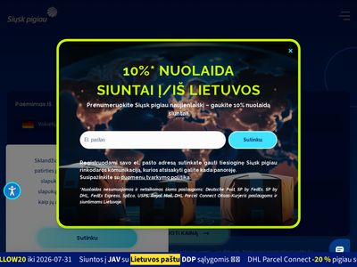 Siuntos ir kurjerio paslaugos | Siuntiniai Lietuvoje ir užsienyje |