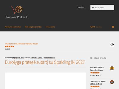 Krepšinio prekės | Krepšinio bateliai, kamuoliai, apranga – Krepš